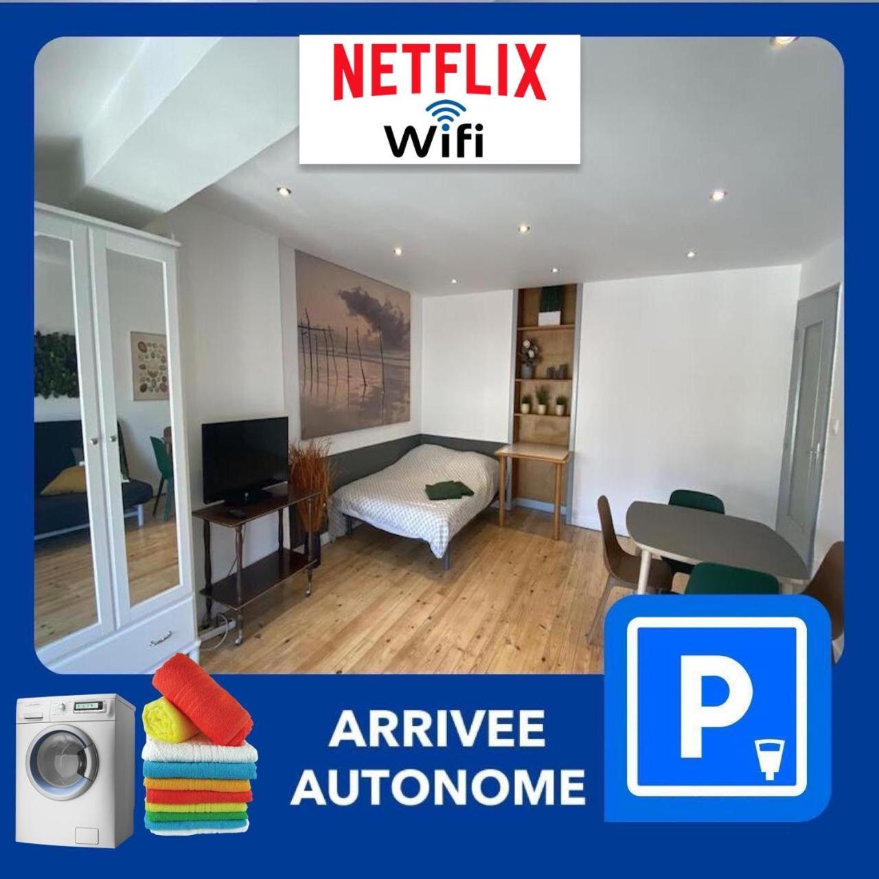 018 Chic & Cosy F1 41M2 Hypercentre Wifi Smart Tv Netflix Apartment Сент Етиен Екстериор снимка